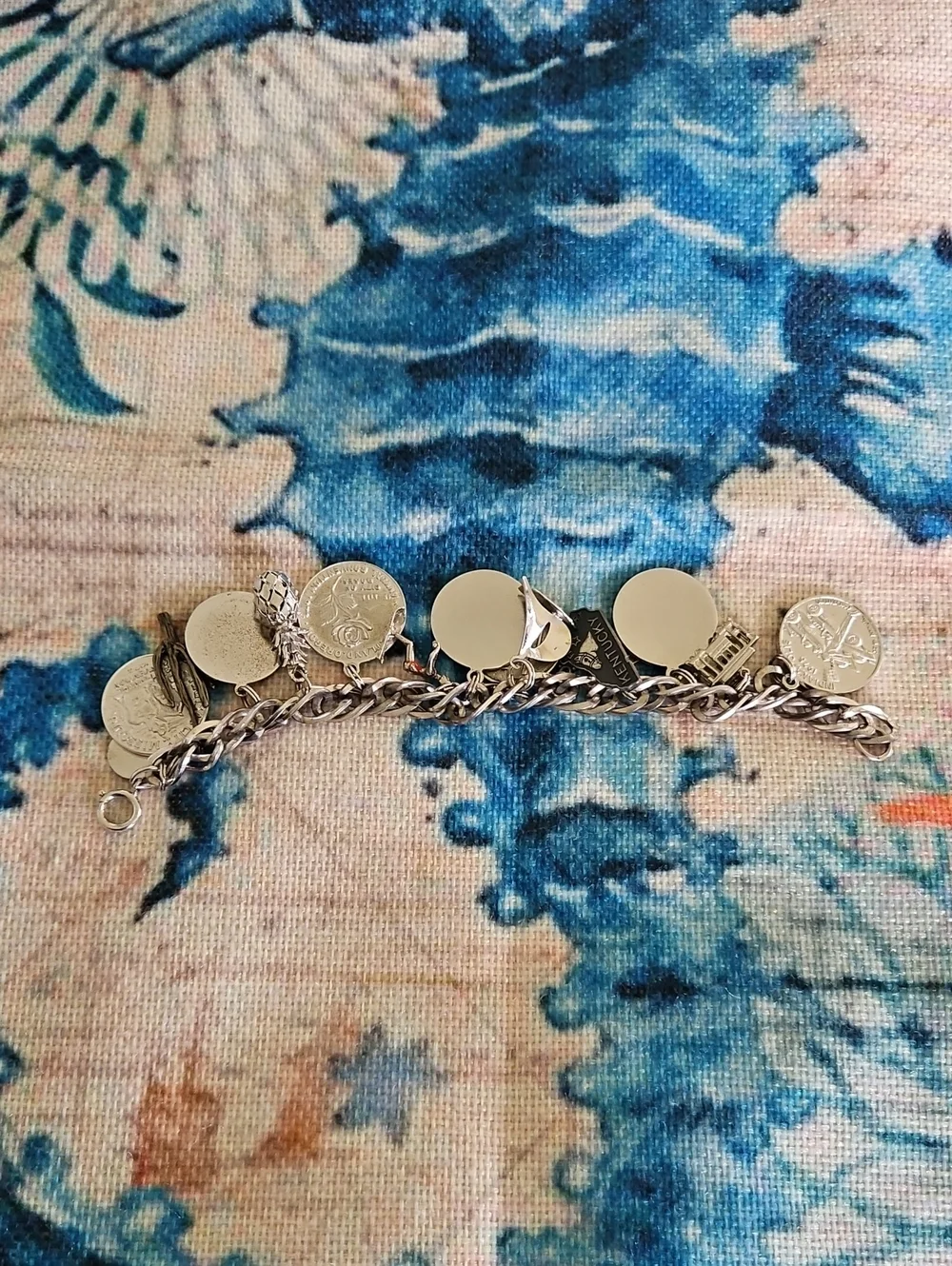 Vintage Sterling Silver Charm Bracelet